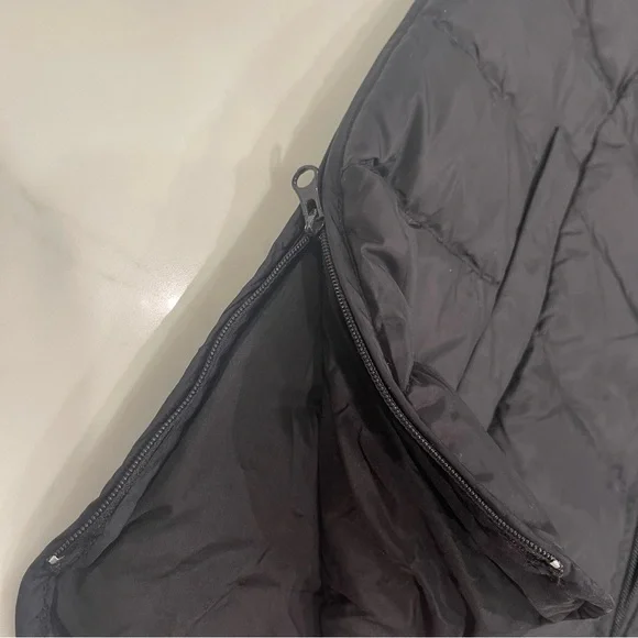 J.Jill Down lined black puffer vest - Picture 9 of 14